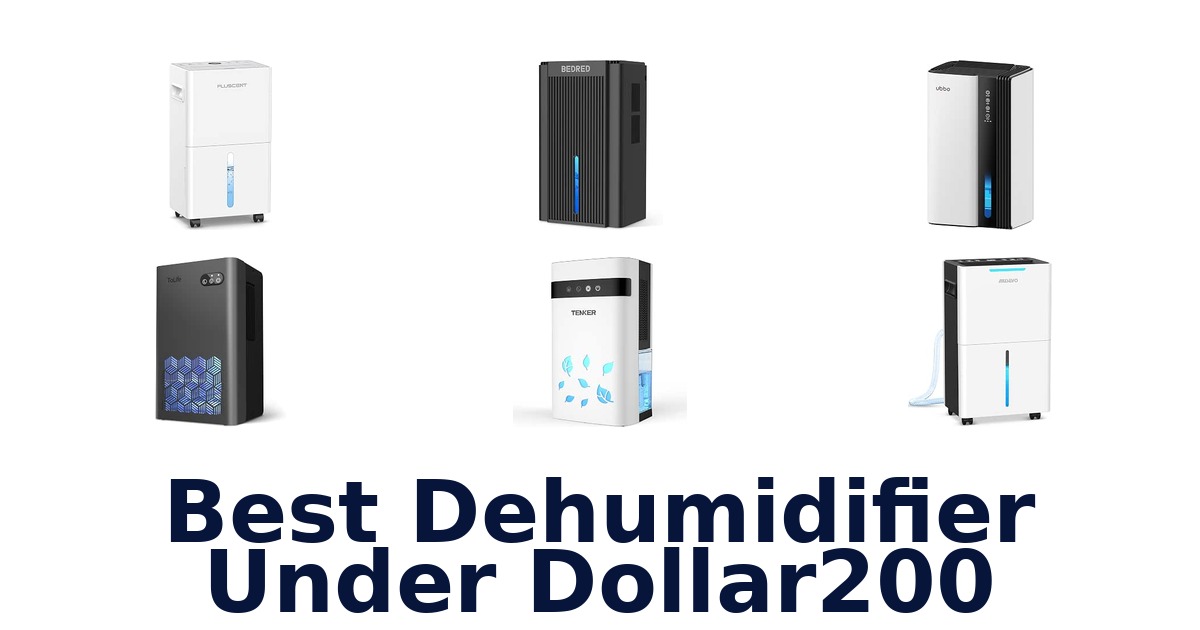 Best Dehumidifier Under Dollar200