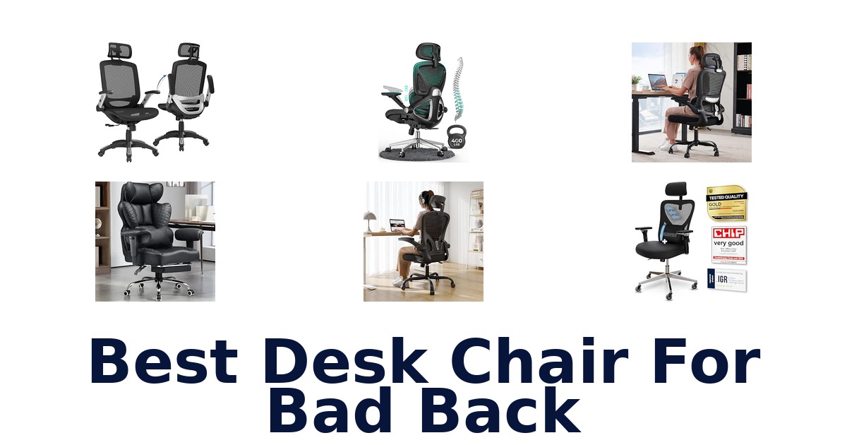 Best Desk Chair For Bad Back