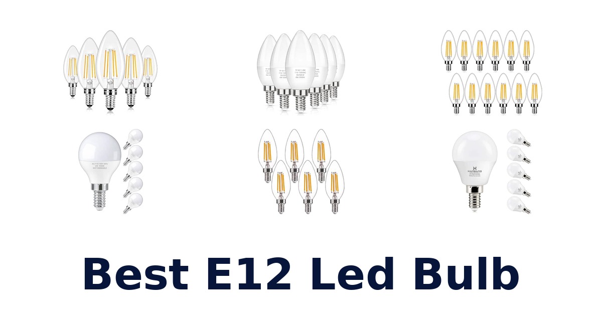 Best E12 Led Bulb