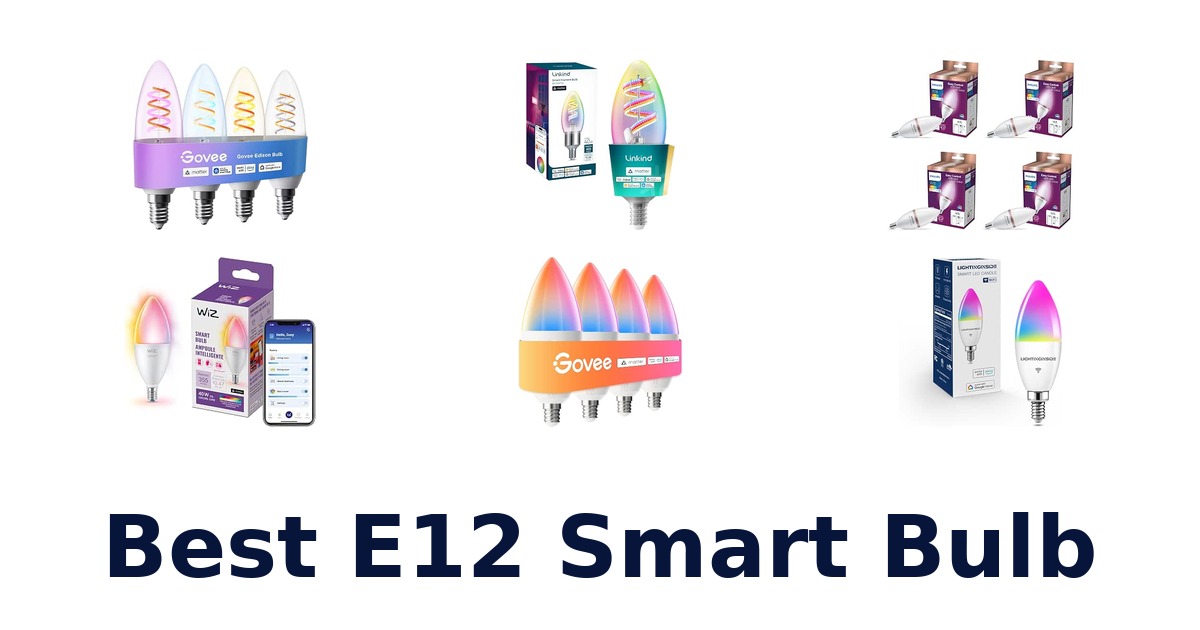 Best E12 Smart Bulb