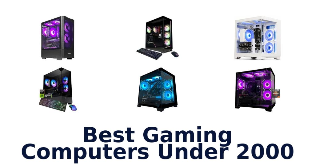Best Gaming Computers Under 2000