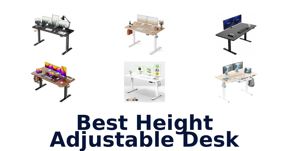 Best Height Adjustable Desk