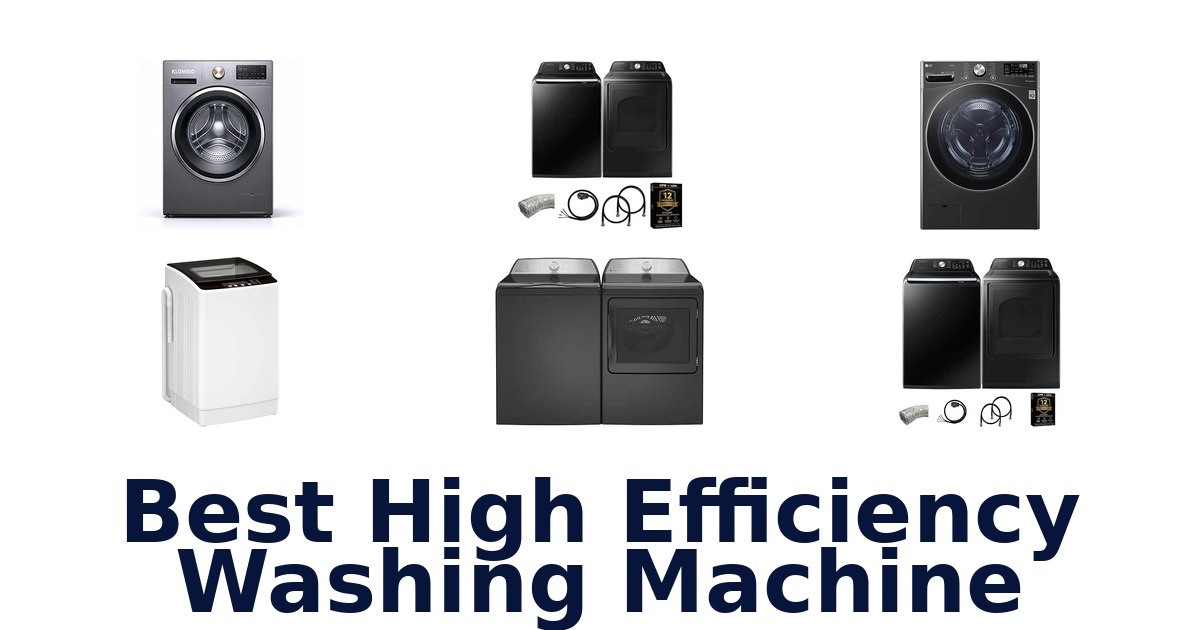 Best High Efficiency Washing Machine