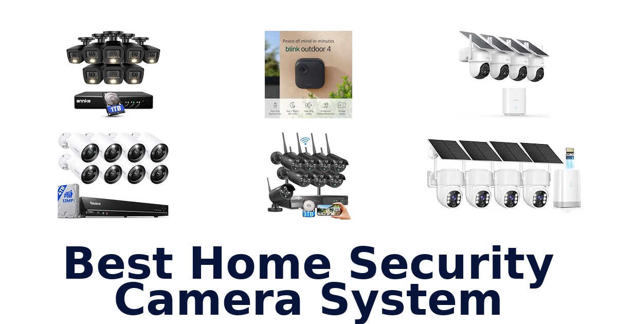 Best Home Security Camera System