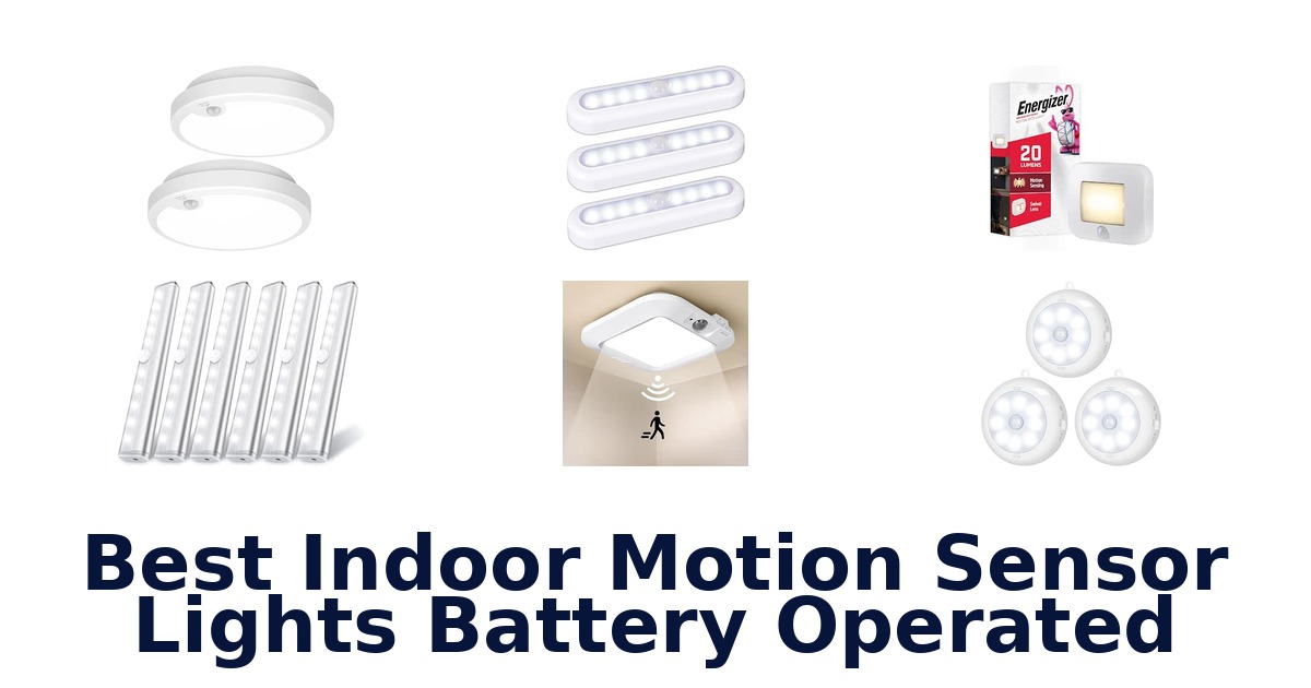 Best Indoor Motion Sensor Lights Battery Operated