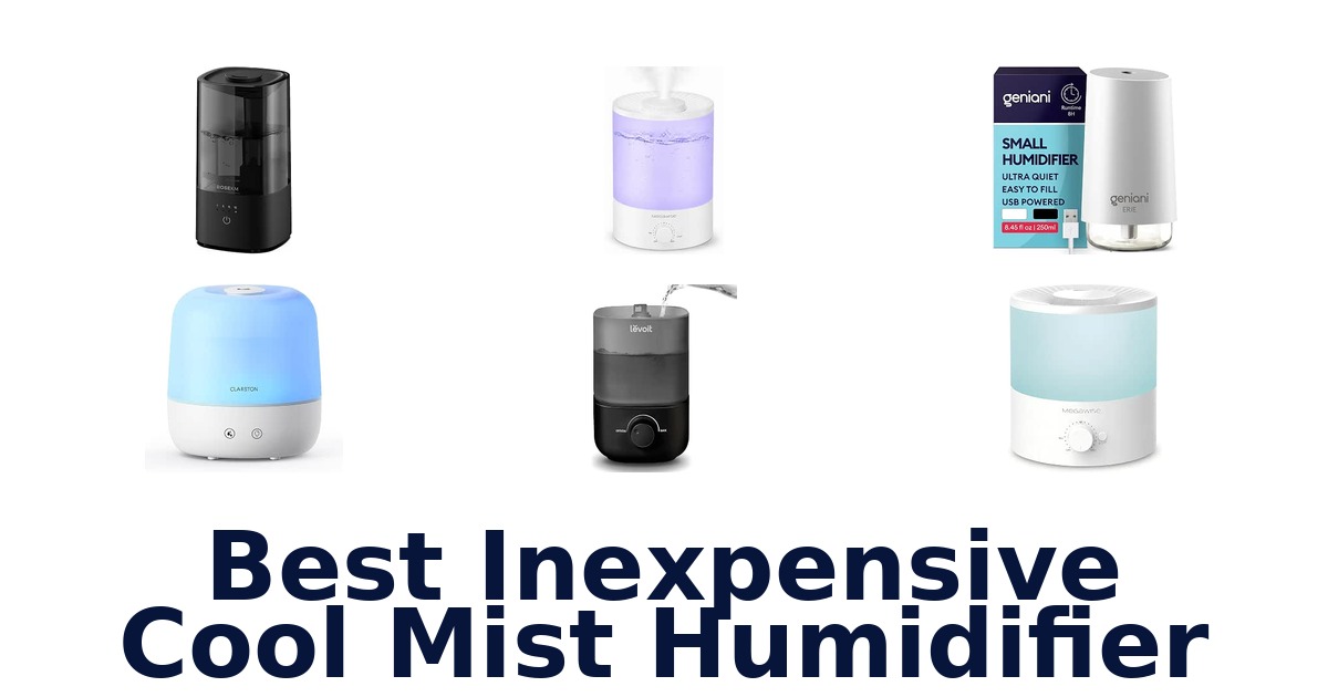 Best Inexpensive Cool Mist Humidifier