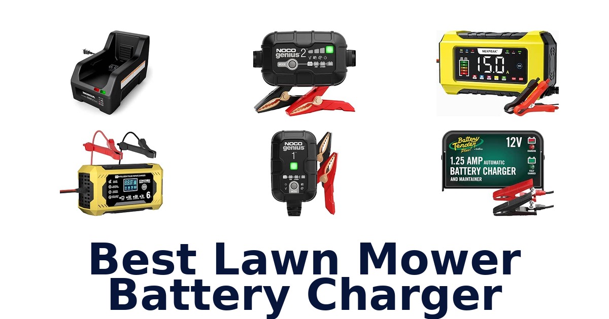 Best Lawn Mower Battery Charger