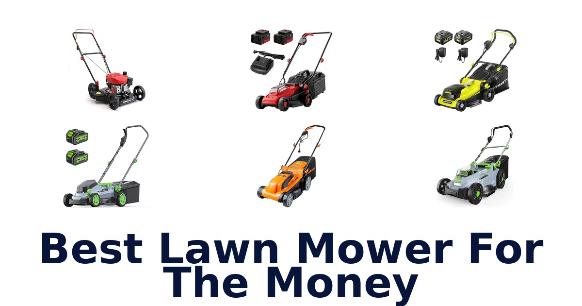 Best Lawn Mower For The Money