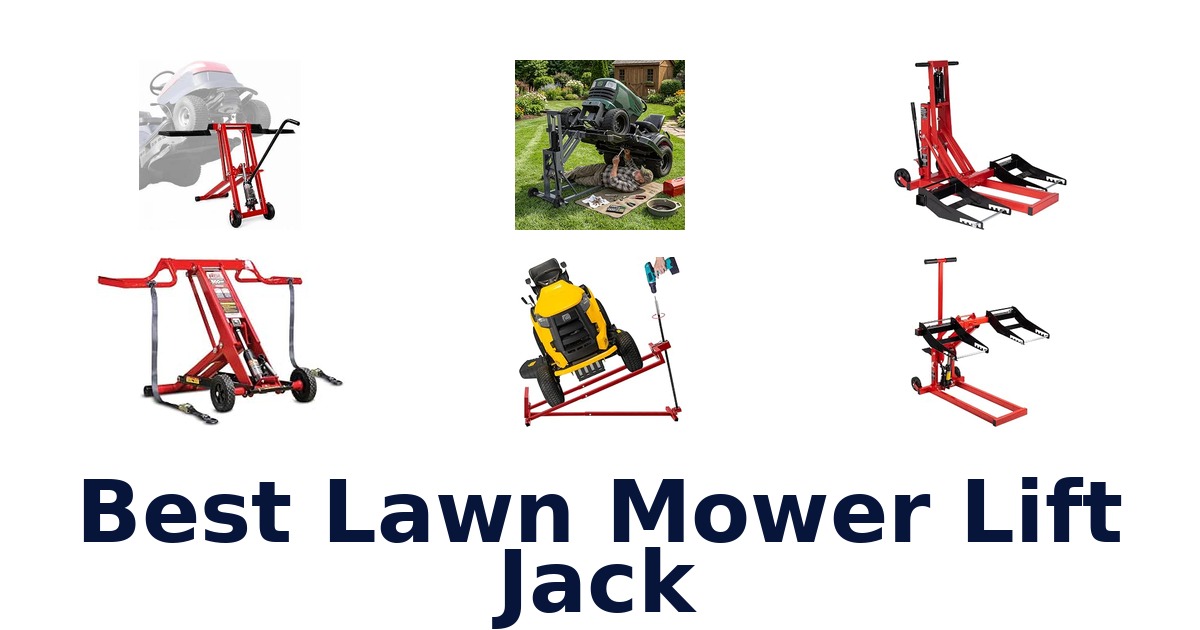 Best Lawn Mower Lift Jack