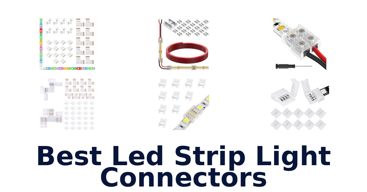 Best Led Strip Light Connectors