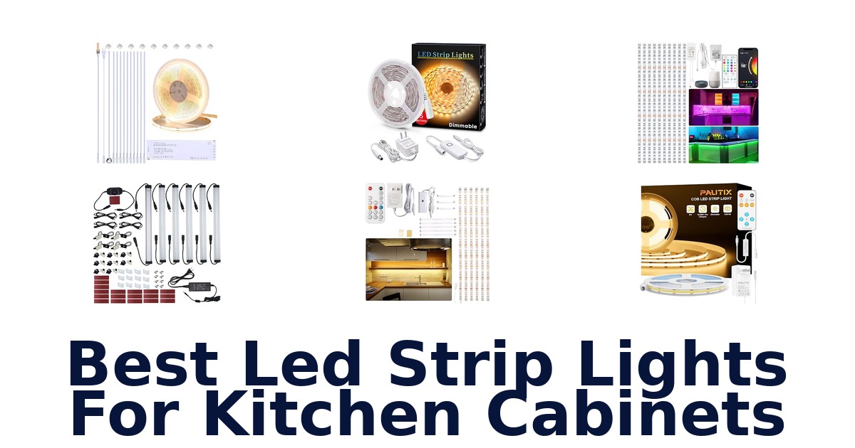 Best Led Strip Lights For Kitchen Cabinets