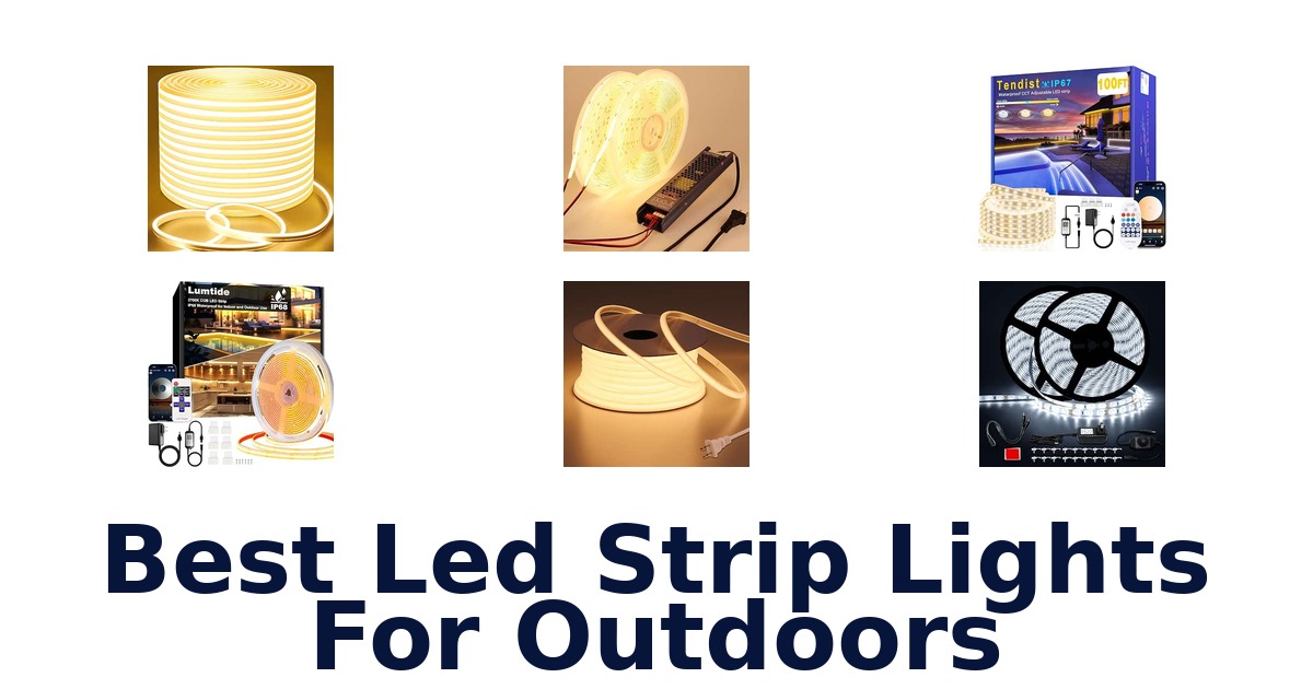 Best Led Strip Lights For Outdoors