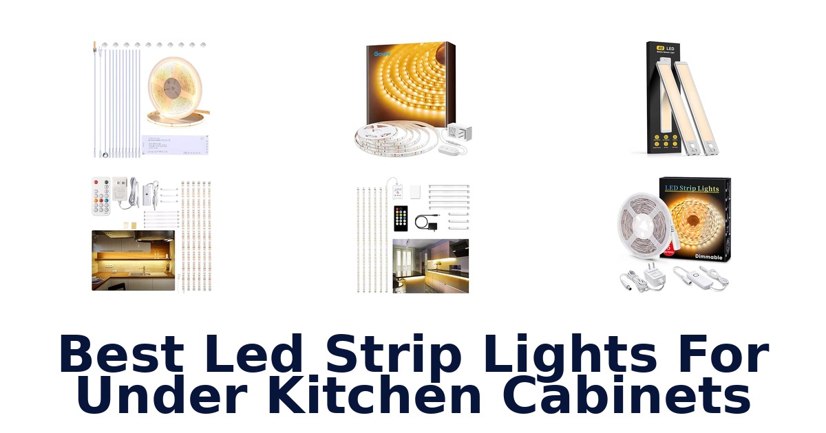Best Led Strip Lights For Under Kitchen Cabinets