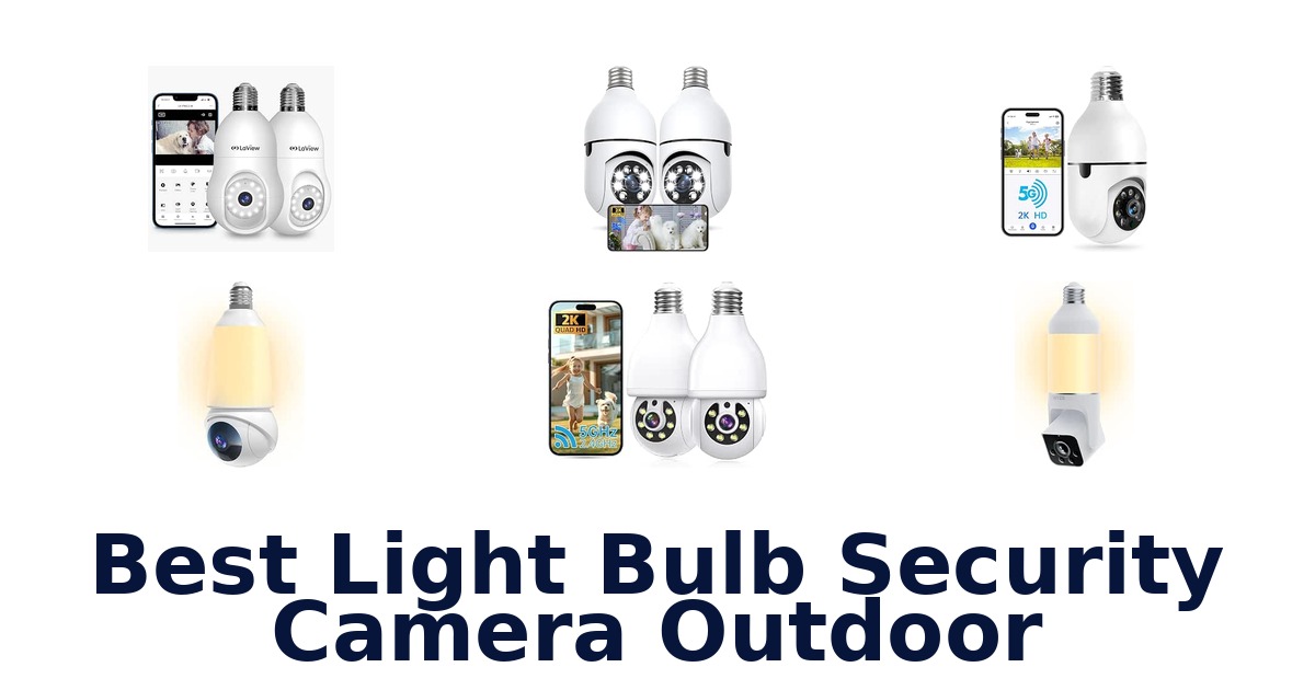 Best Light Bulb Security Camera Outdoor