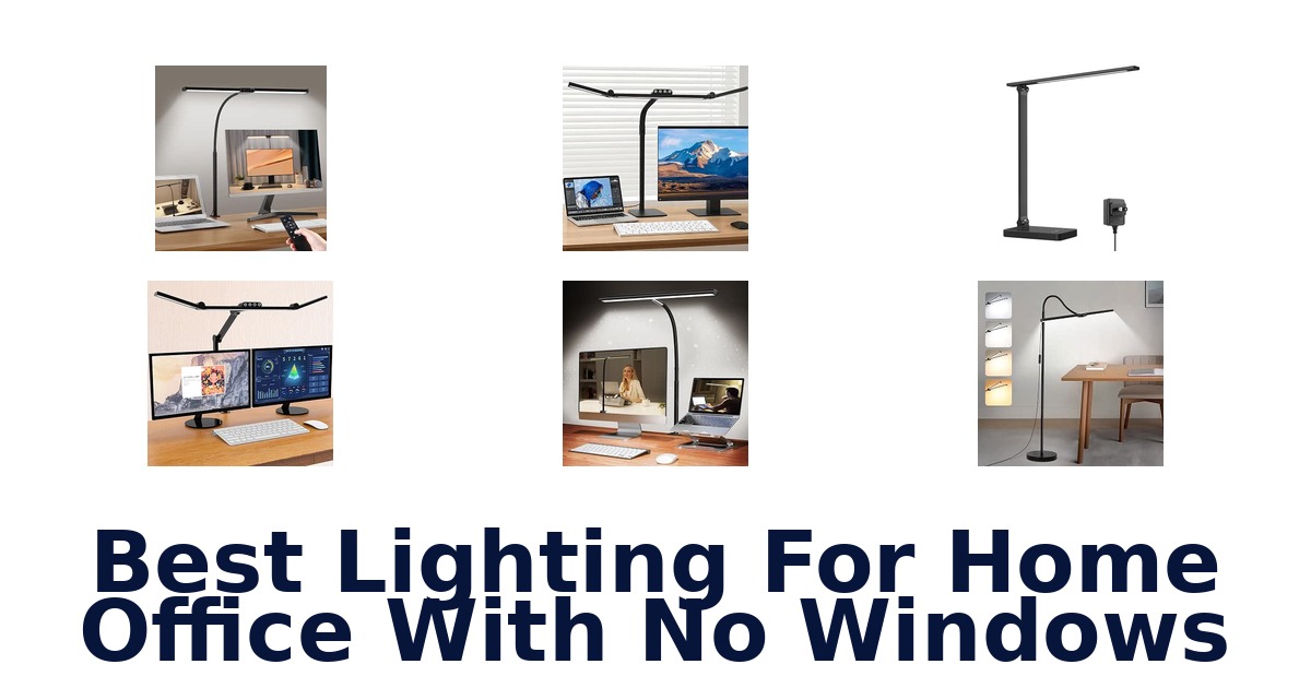 Best Lighting For Home Office With No Windows