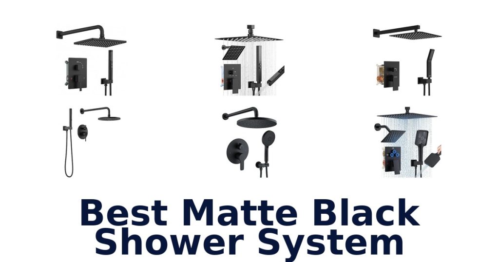 Best Matte Black Shower System