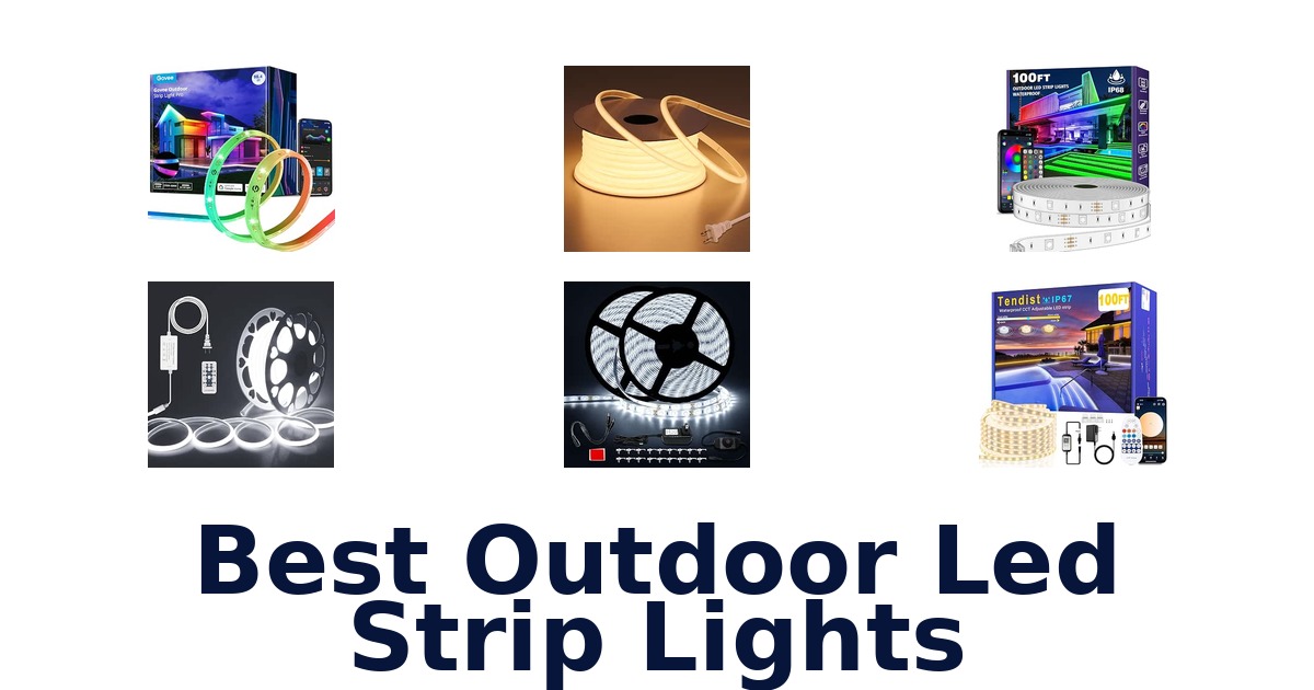 Best Outdoor Led Strip Lights