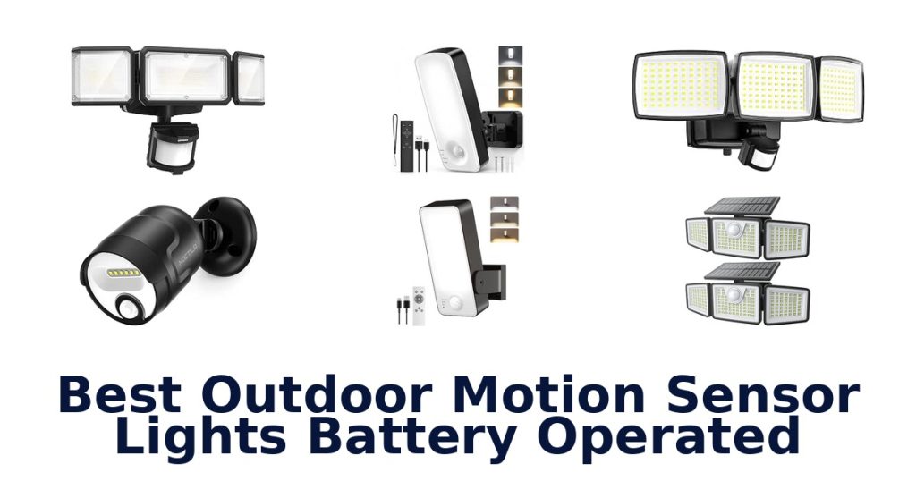 Best Outdoor Motion Sensor Lights Battery Operated