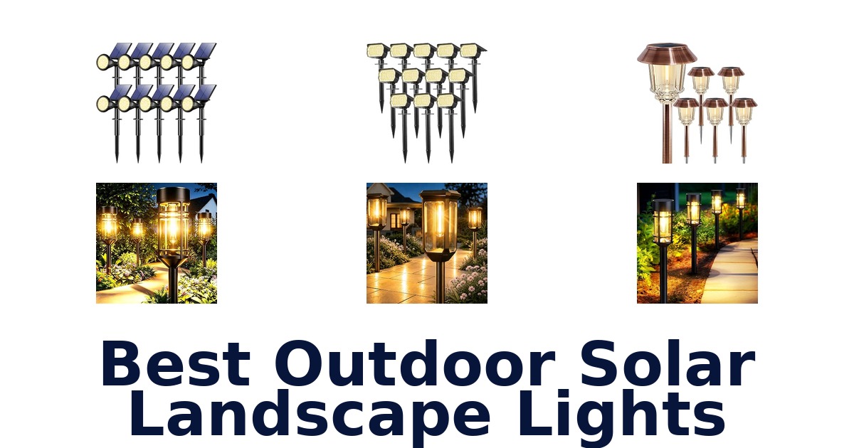 Best Outdoor Solar Landscape Lights