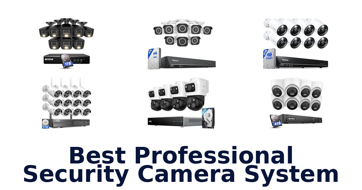 Best Professional Security Camera System