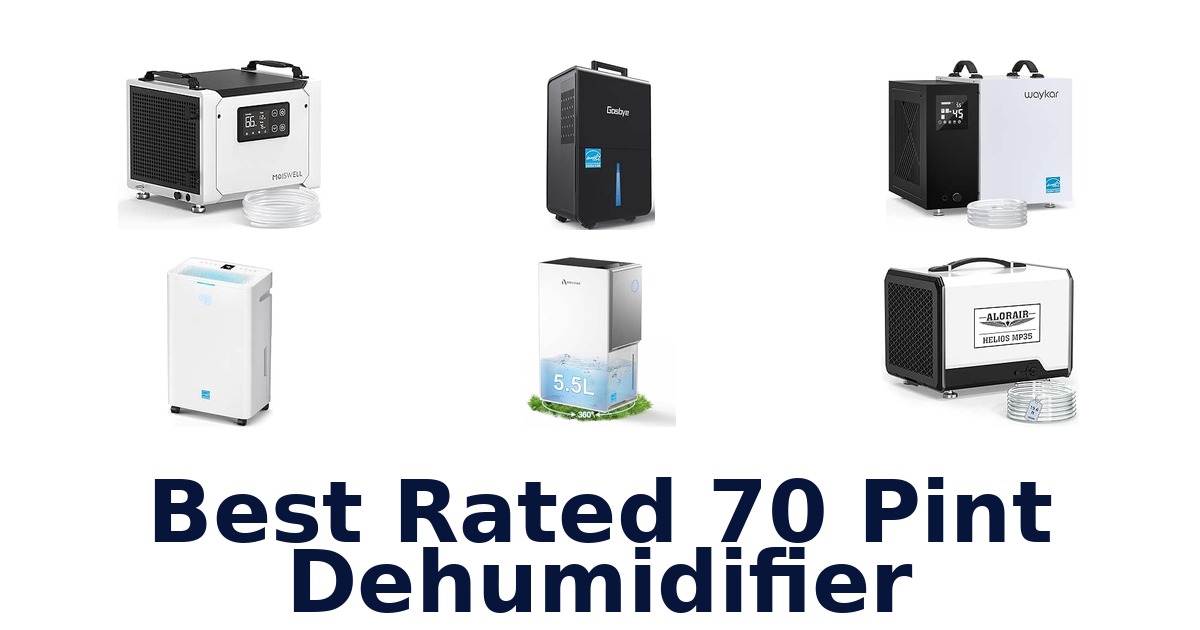 Best Rated 70 Pint Dehumidifier