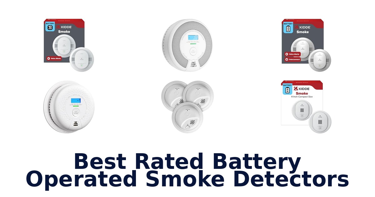 Best Rated Battery Operated Smoke Detectors