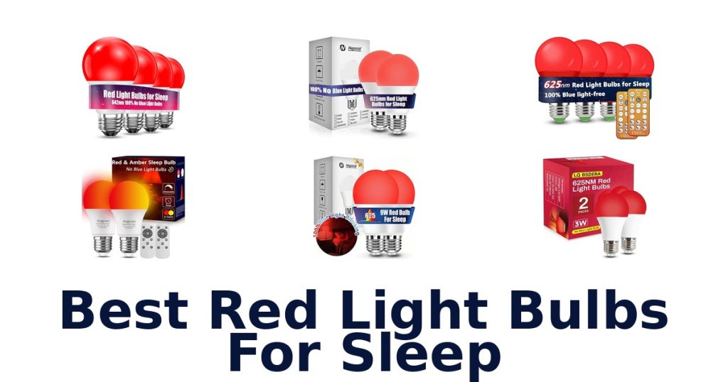 Best Red Light Bulbs For Sleep