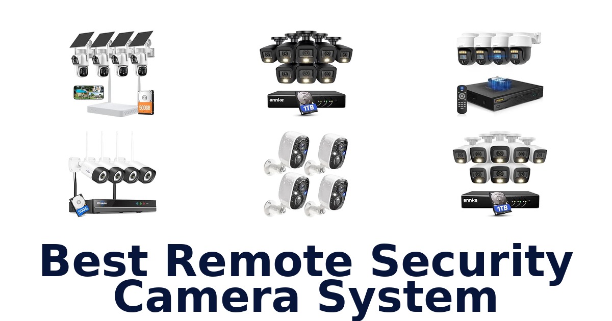 Best Remote Security Camera System