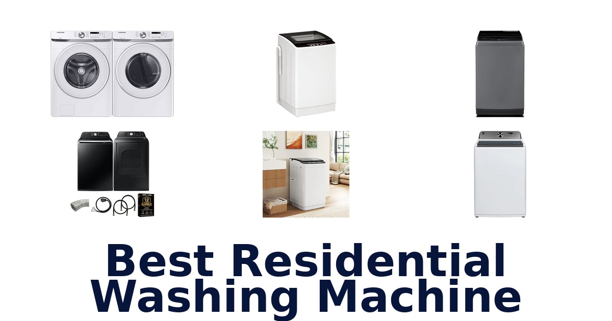 Best Residential Washing Machine