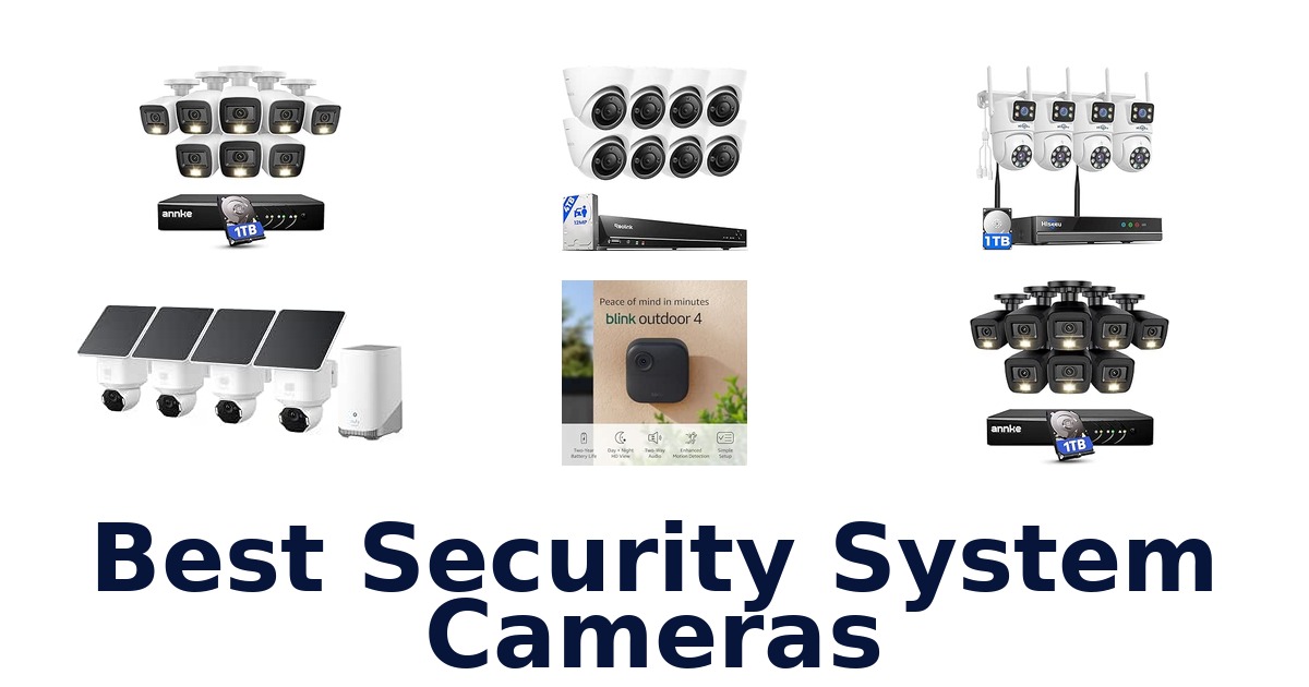 Best Security System Cameras