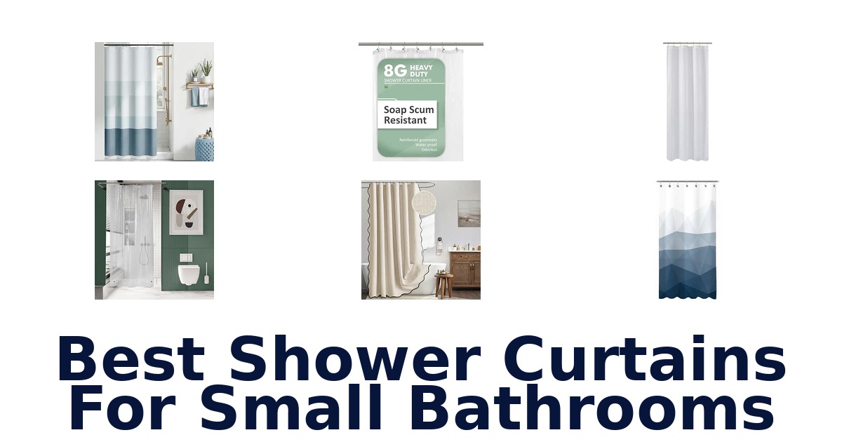 Best Shower Curtains For Small Bathrooms