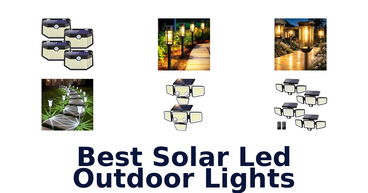 Best Solar Led Outdoor Lights