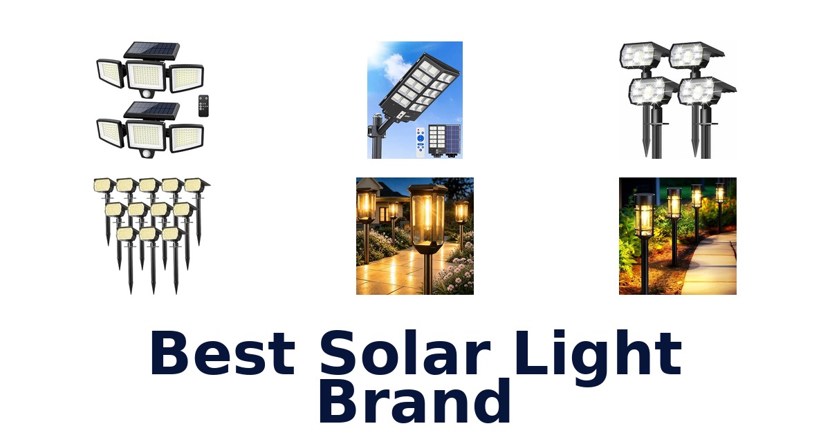 Best Solar Light Brand