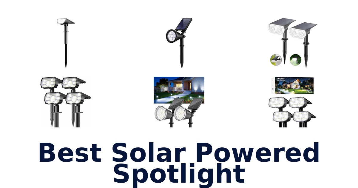 Best Solar Powered Spotlight