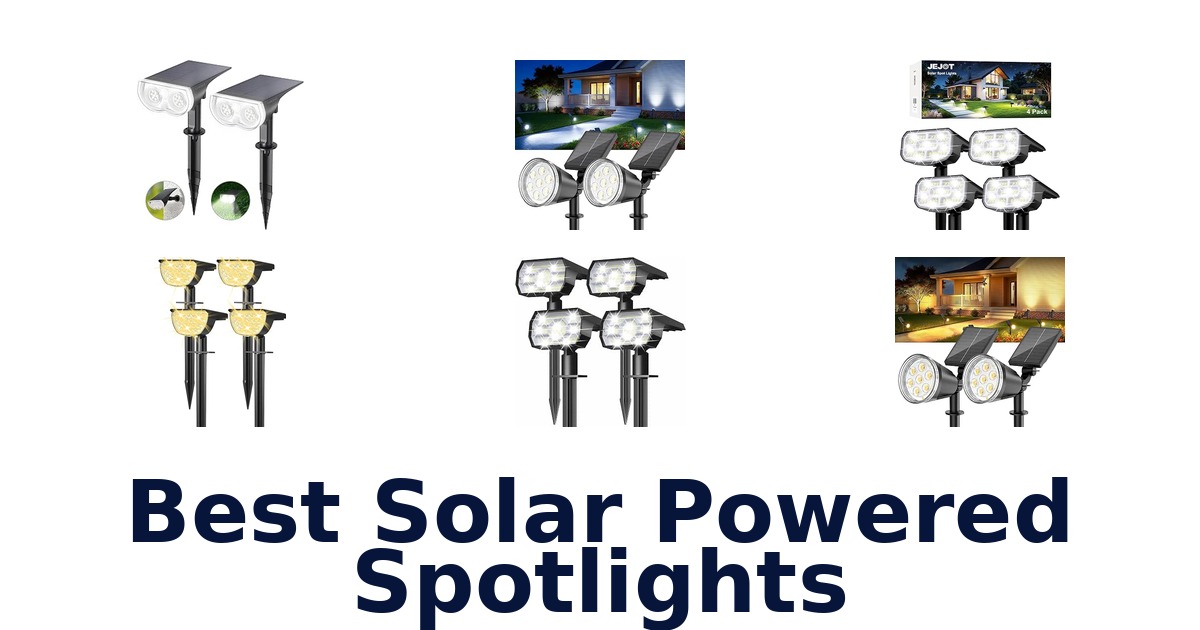 Best Solar Powered Spotlights
