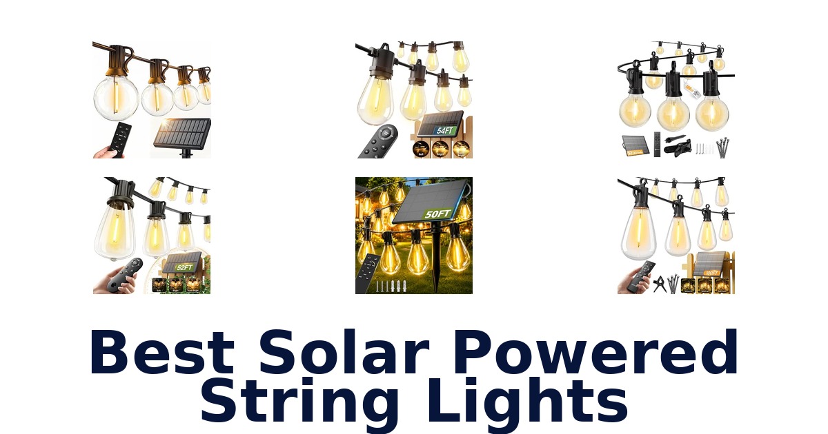 Best Solar Powered String Lights