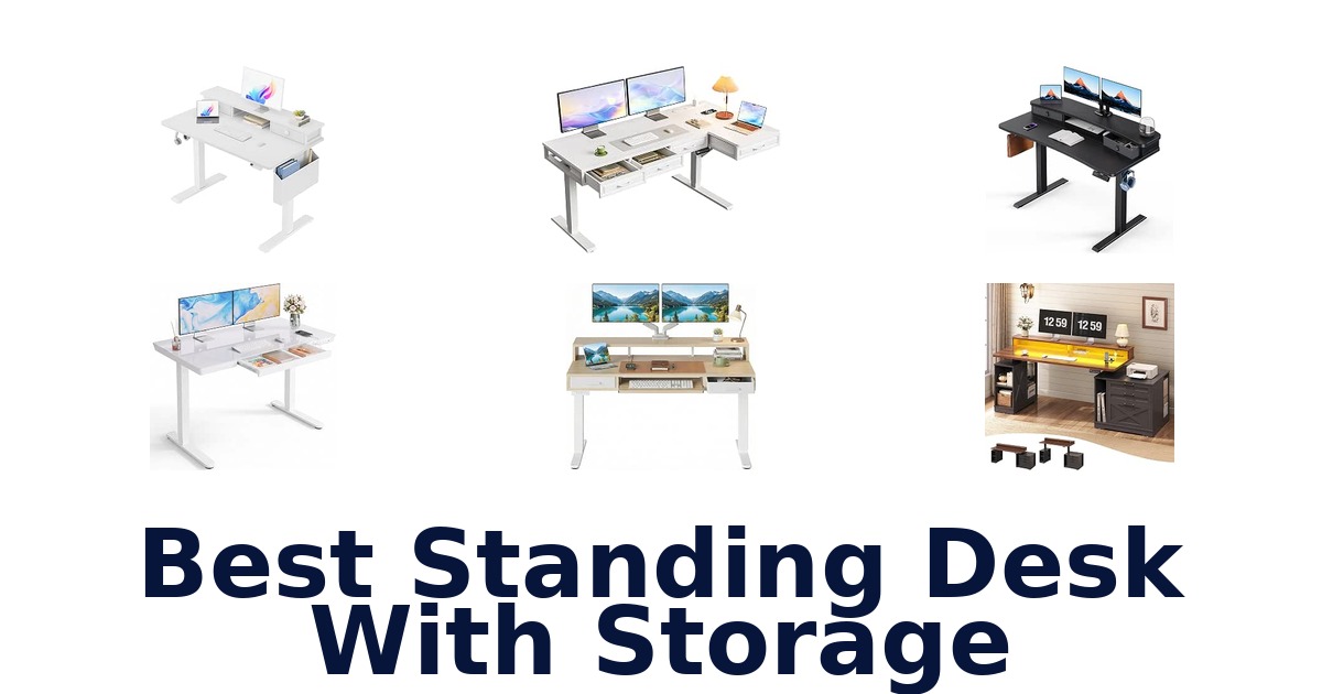 Best Standing Desk With Storage