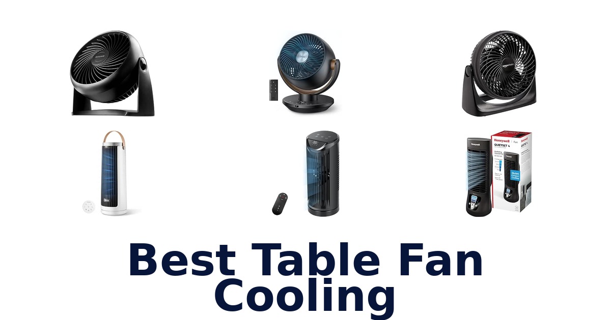 Best Table Fan Cooling