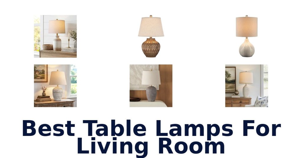 Best Table Lamps For Living Room