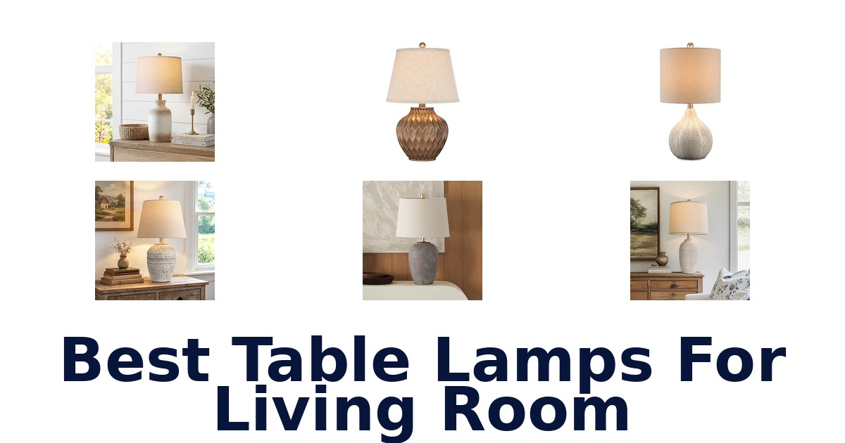 Best Table Lamps For Living Room