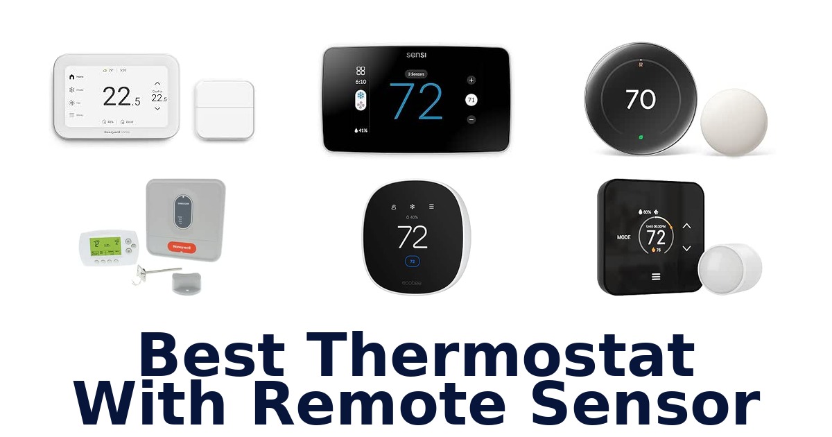 Best Thermostat With Remote Sensor