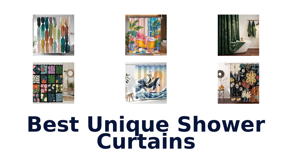 Best Unique Shower Curtains