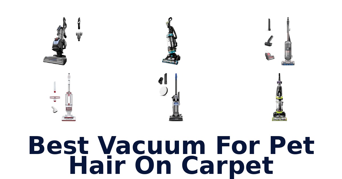 Best Vacuum For Pet Hair On Carpet
