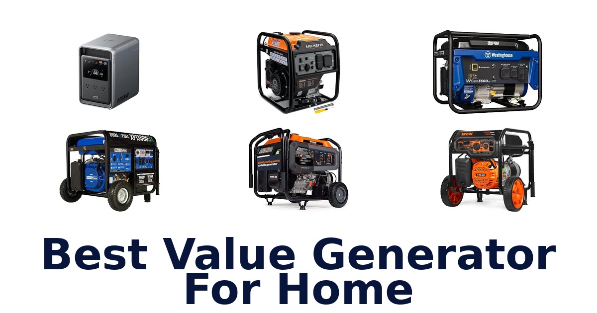 Best Value Generator For Home
