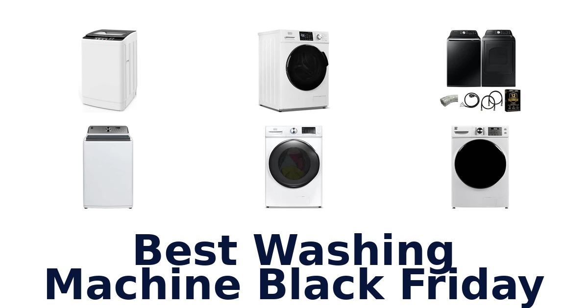 Best Washing Machine Black Friday