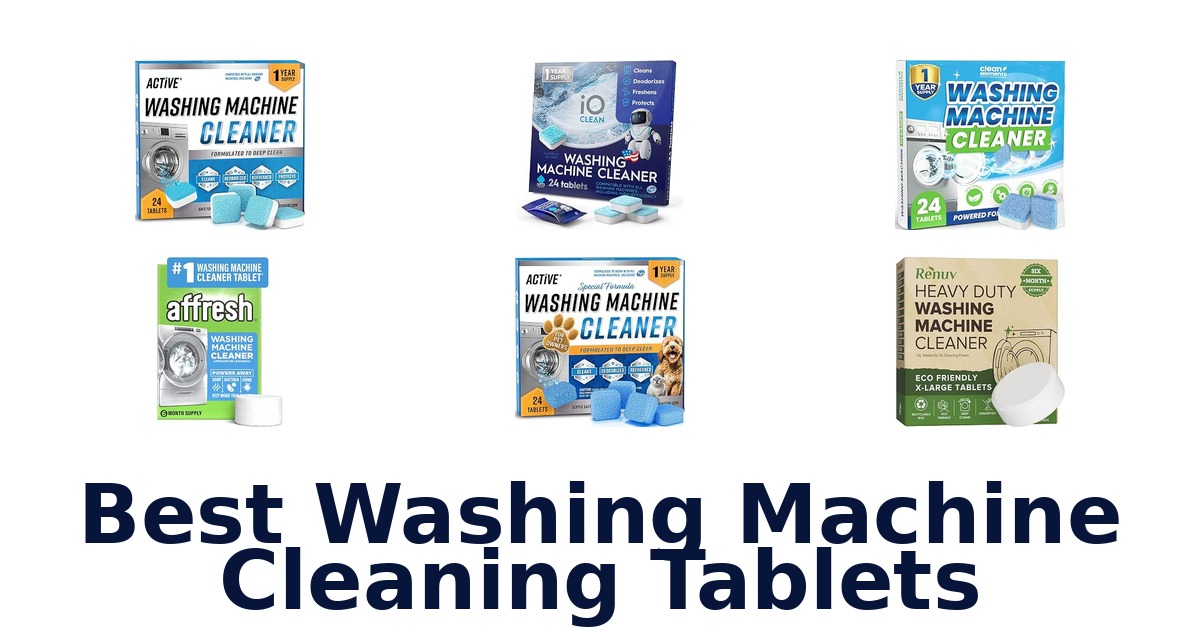 Best Washing Machine Cleaning Tablets