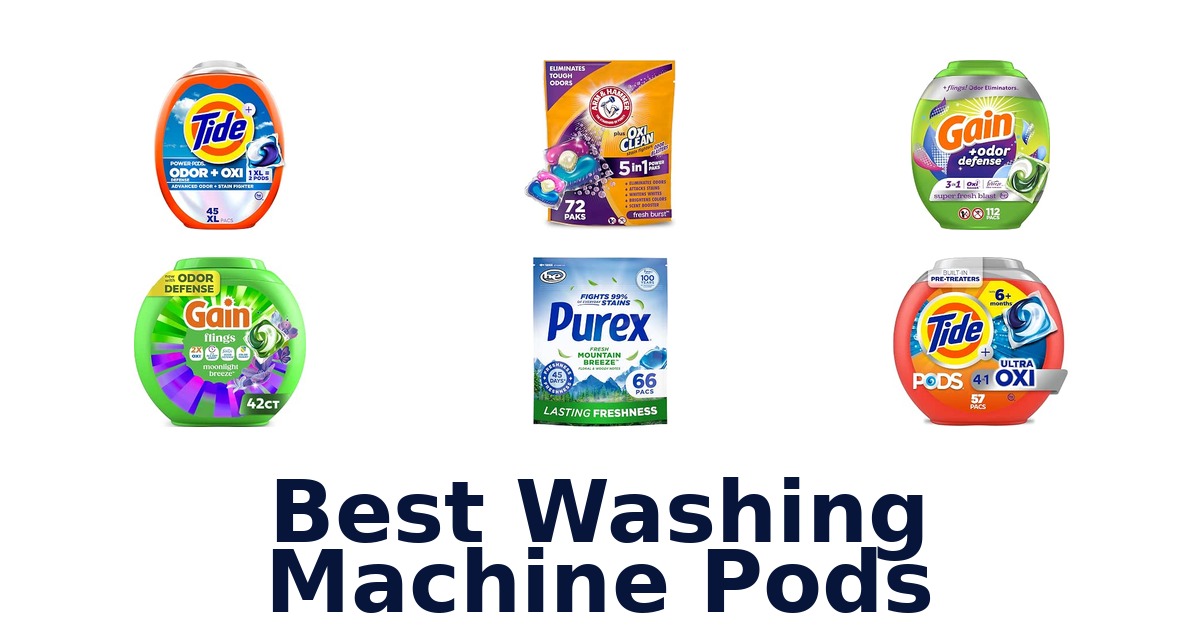 Best Washing Machine Pods