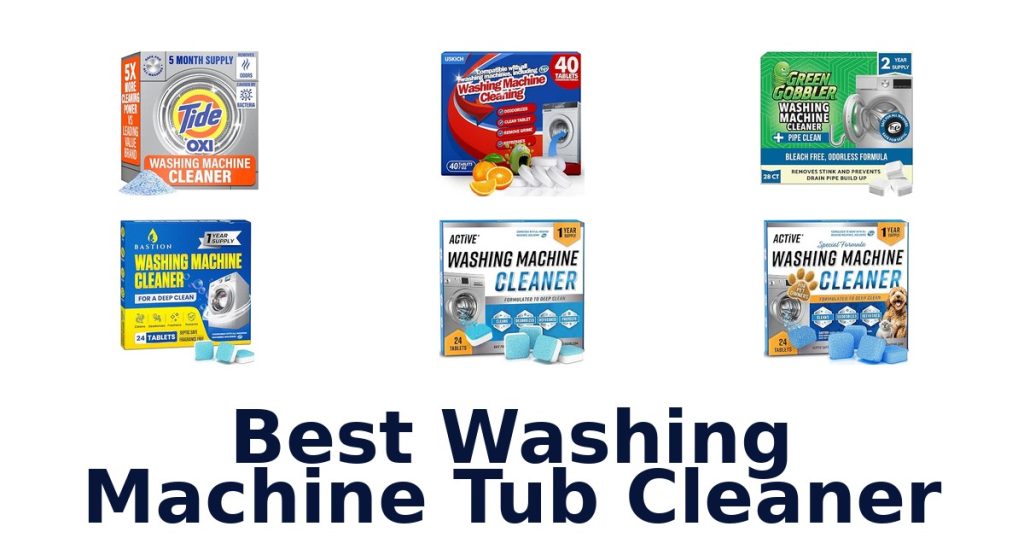 Best Washing Machine Tub Cleaner