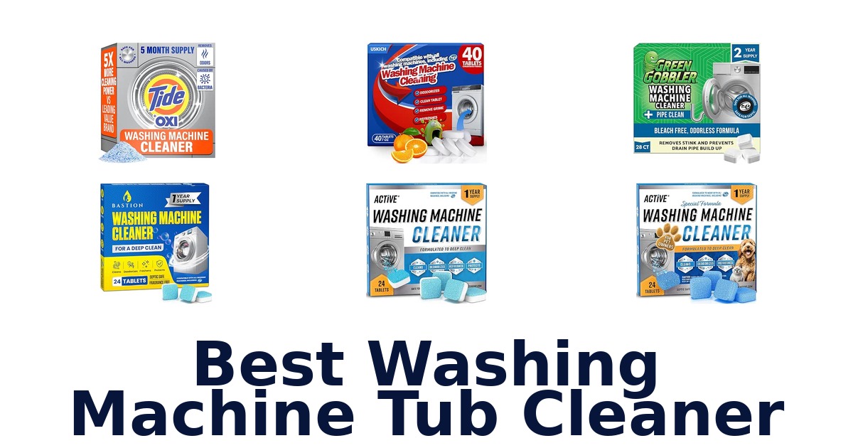 Best Washing Machine Tub Cleaner
