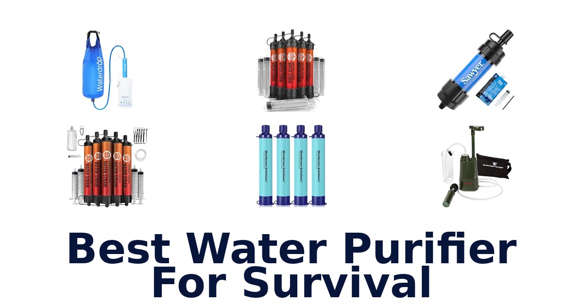 Best Water Purifier For Survival
